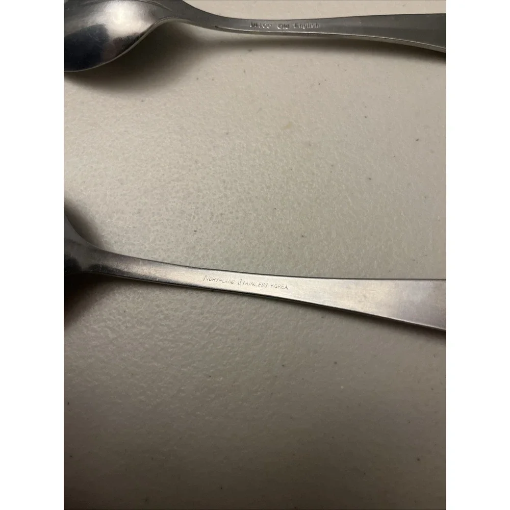 Mixed Lot Of 14‎ Stainless Spoons, Forks, Serving, Northland, Edward Don Delco